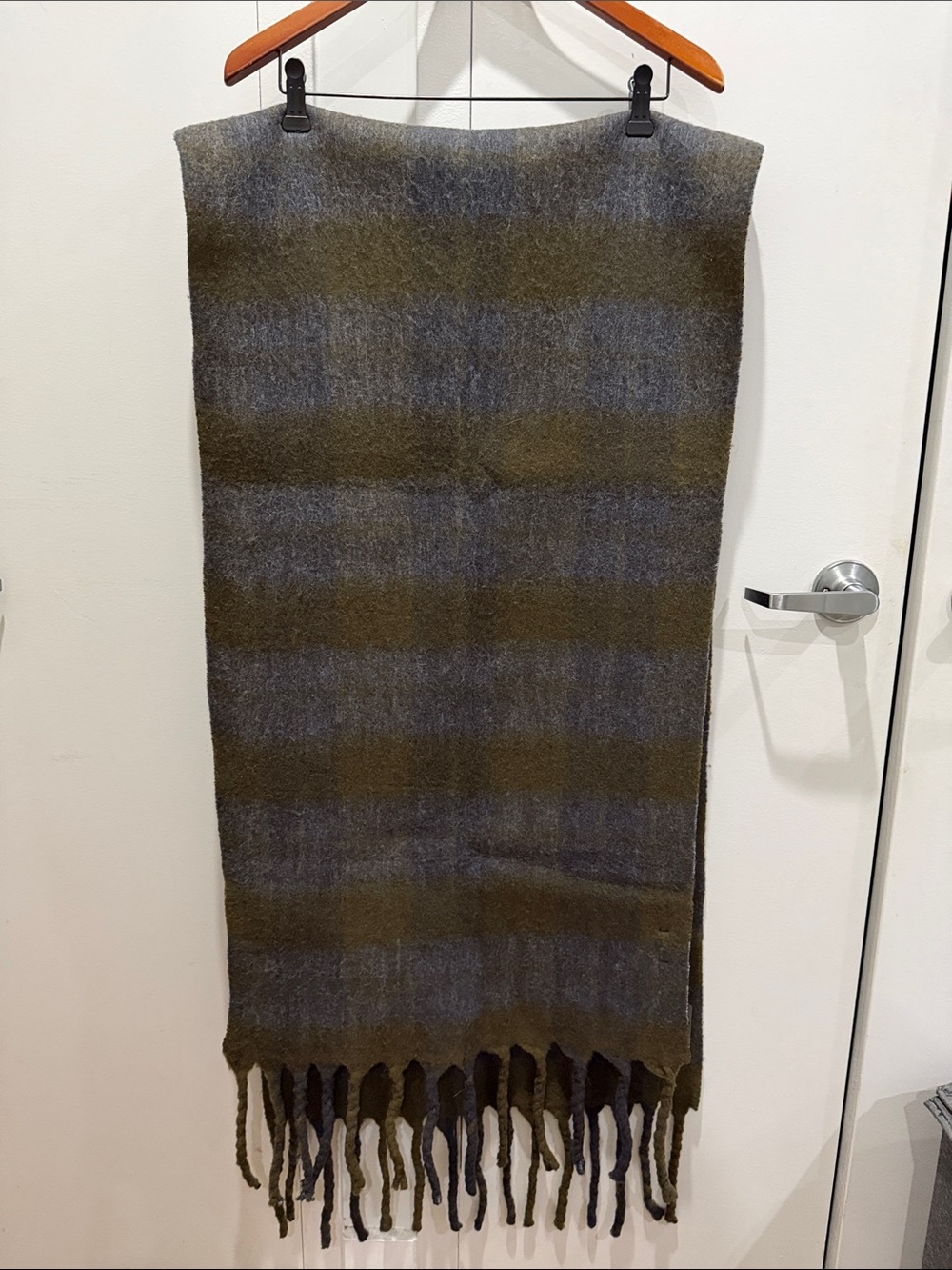 AllSaints Brushed Wool Blend Scarf